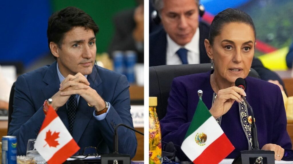 Trudeau expresa a Sheinbaum su preocupación por inversiones chinas; descarta excluir a México del T-MEC 🤝🏽🤝🏽