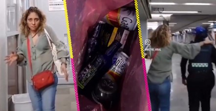 ¡Vaya, vaya! Sorprenden a trabajadora del Metro en estado de ebriedad 🥴🥴